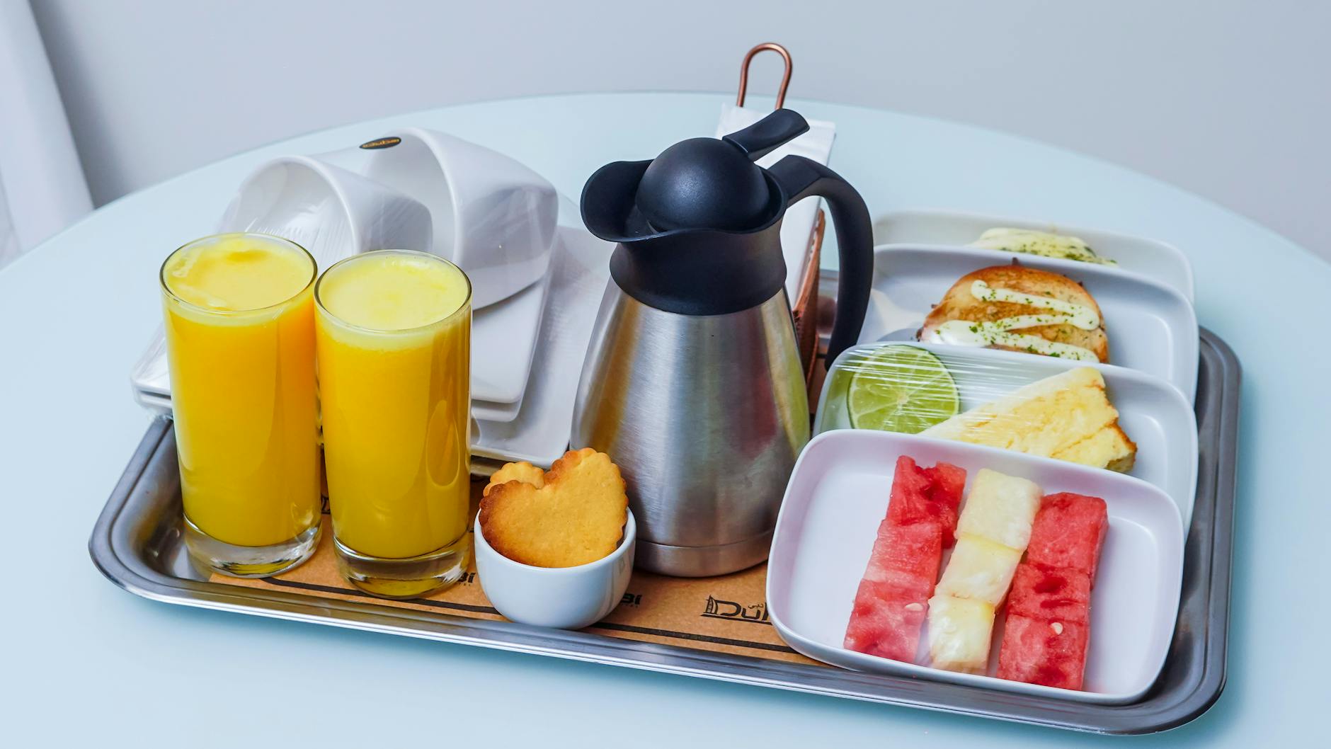 Full breakfast served at a Cornwall bed and breakfast