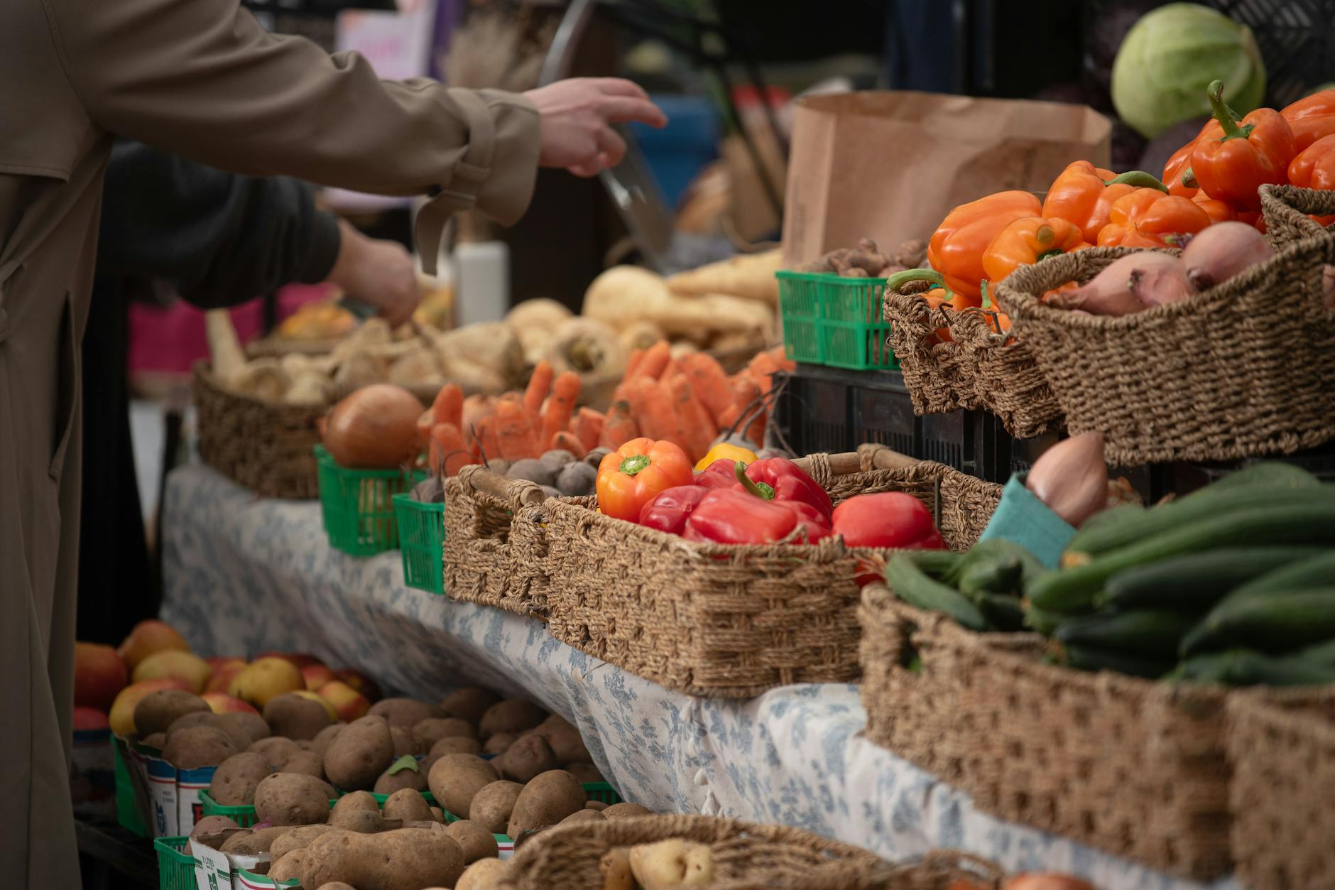 Cornwall food guide farmers market with fresh local produce