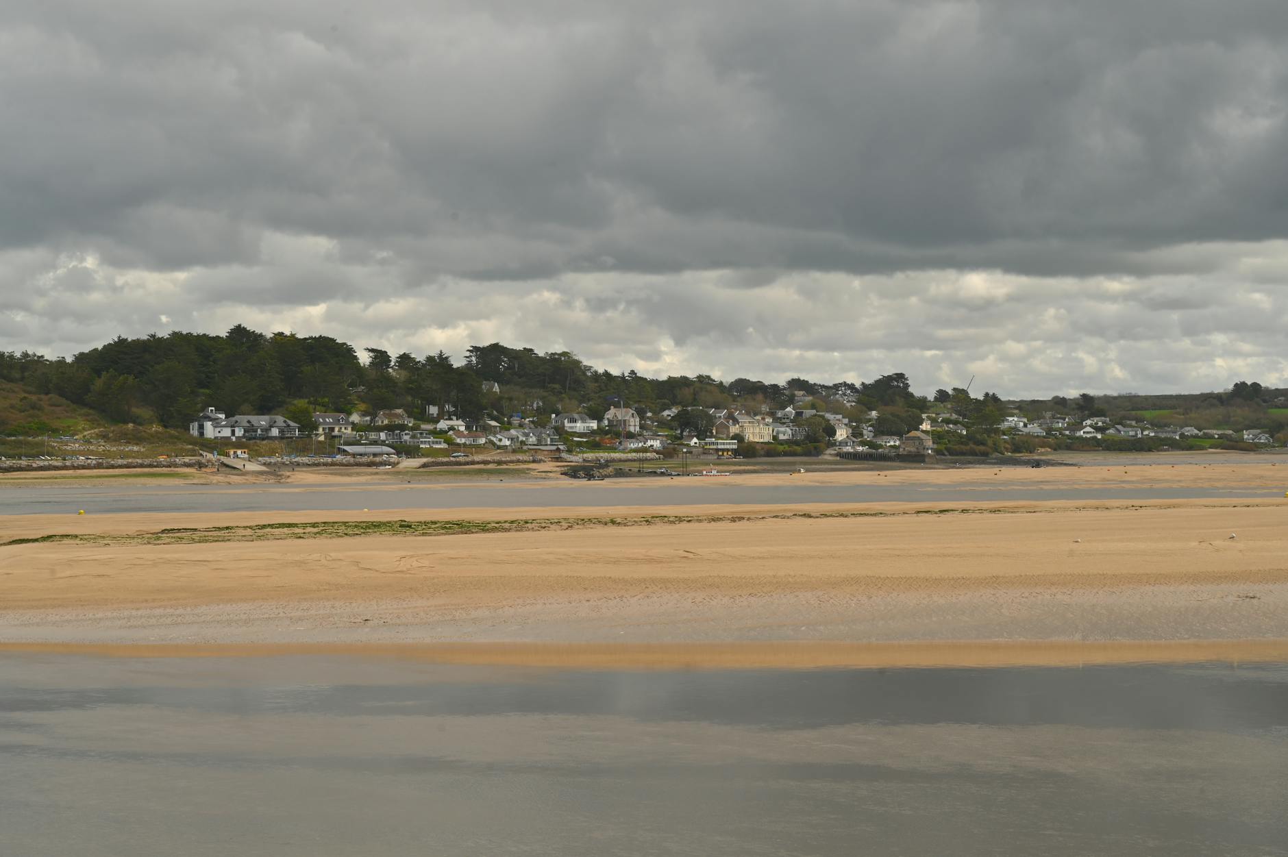 Cycling the Camel Trail near Padstow Cornwall