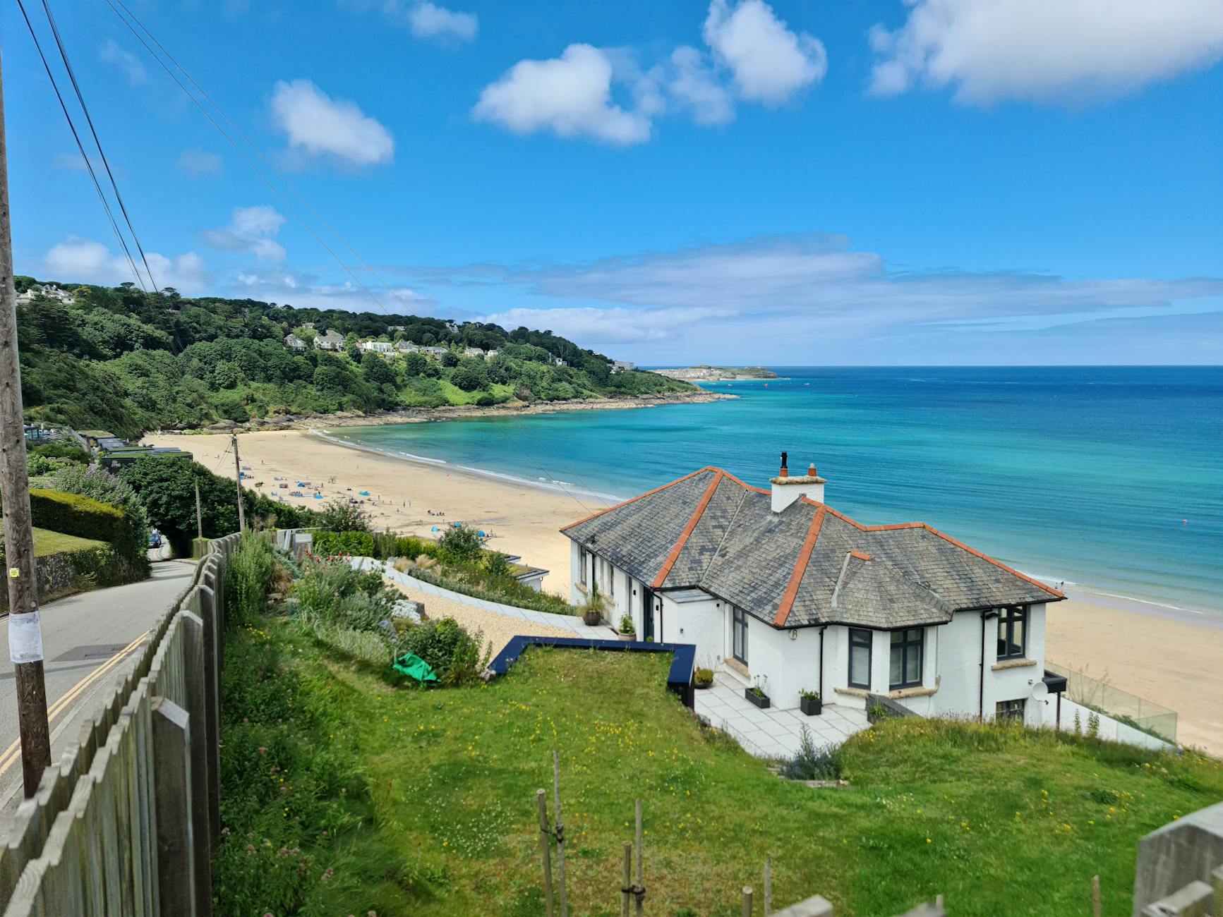 Carbis Bay beach near St Ives Cornwall
