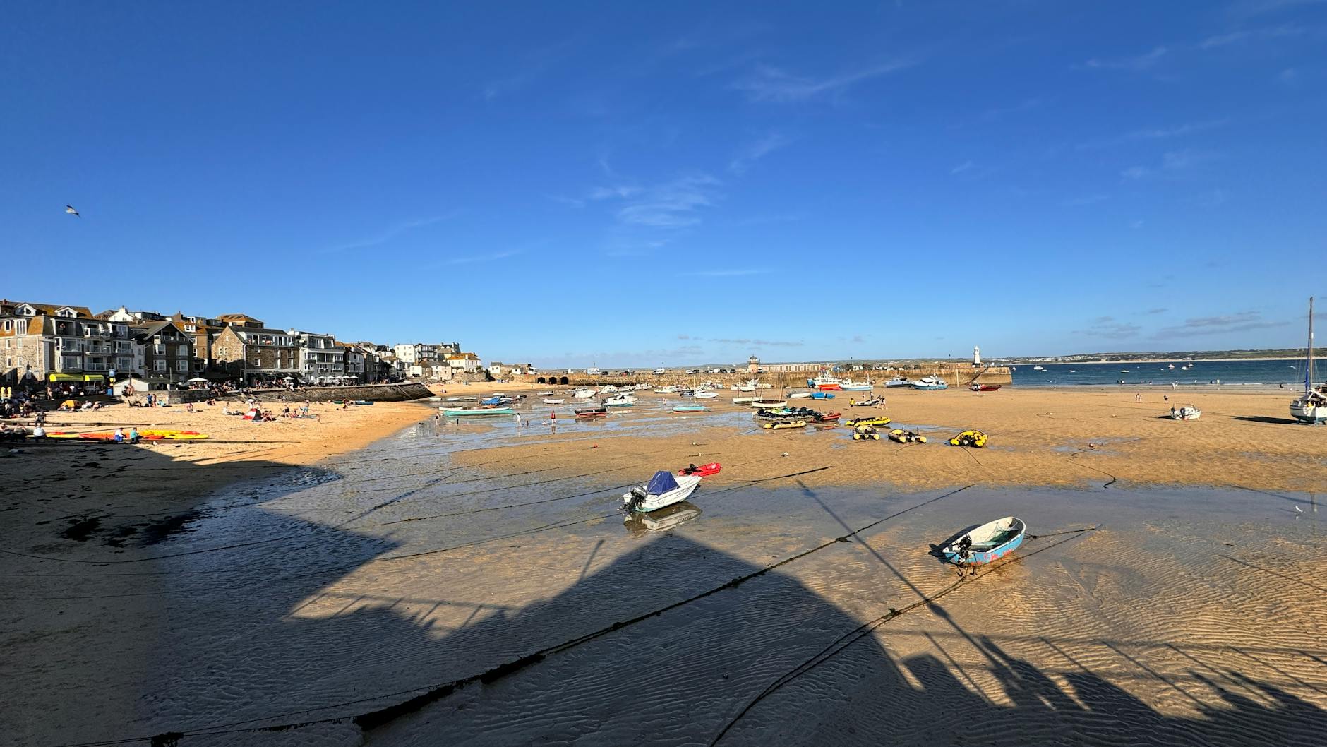 Charming cobbled streets in St Ives Cornwall