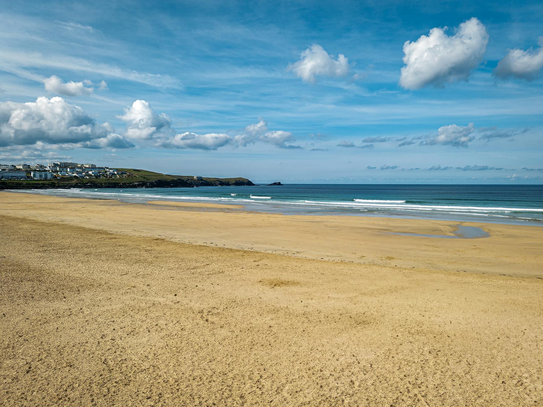 Golden sands of Porthminster Beach St Ives