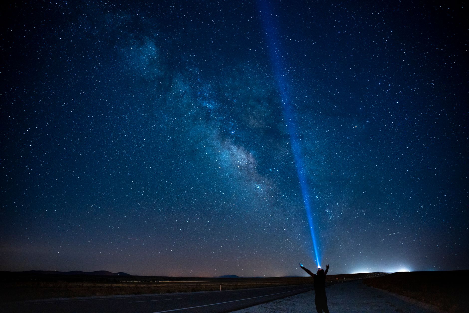 Cornish stargazing night sky