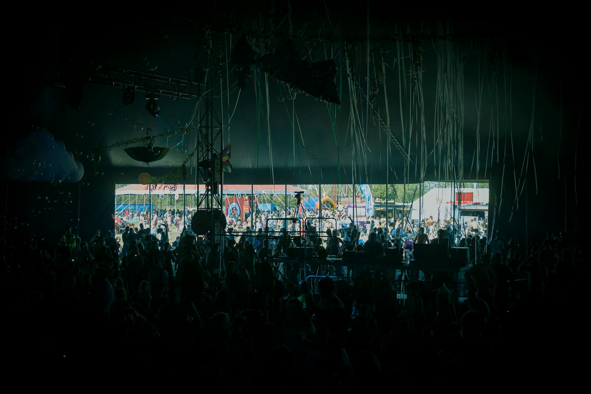 Cornwall summer festival music crowd