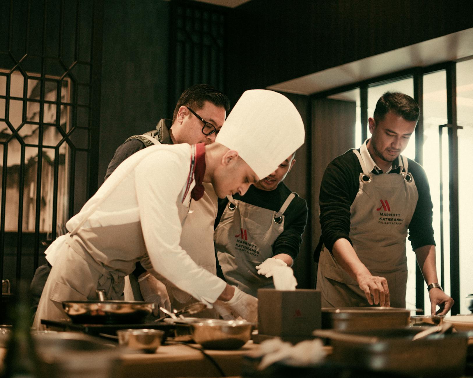 Cornish chef cooking demonstration