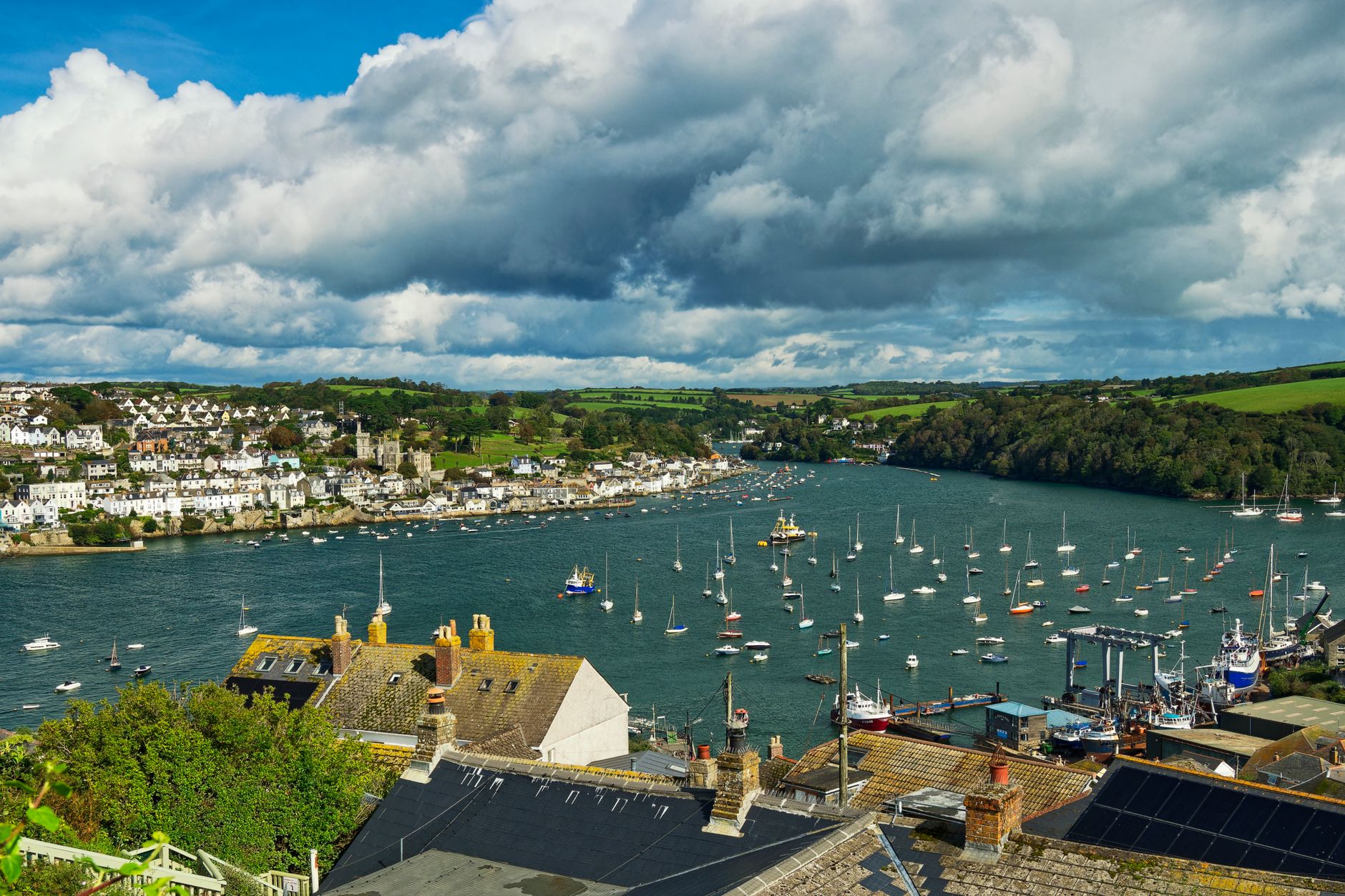 Polruan to Fowey ferry Cornwall sailing