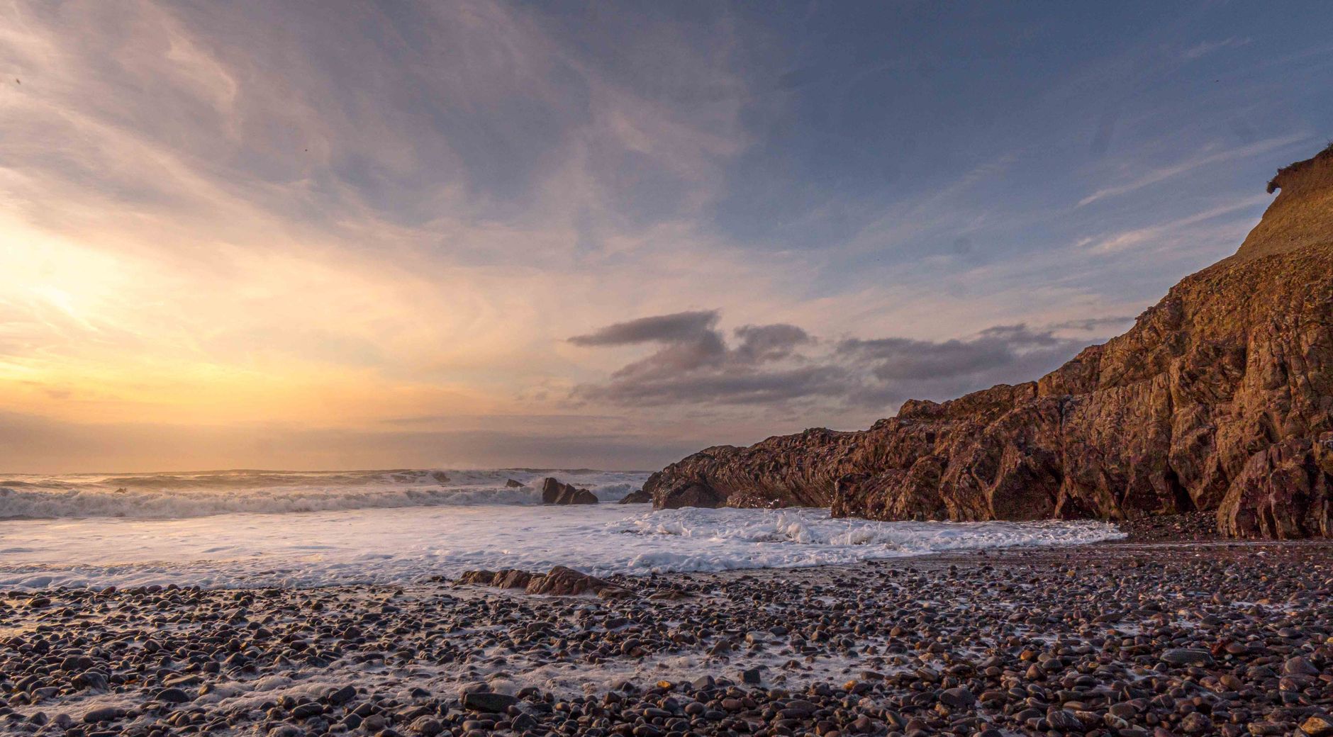 Summerleaze Beach Bude Cornwall Atlantic coast