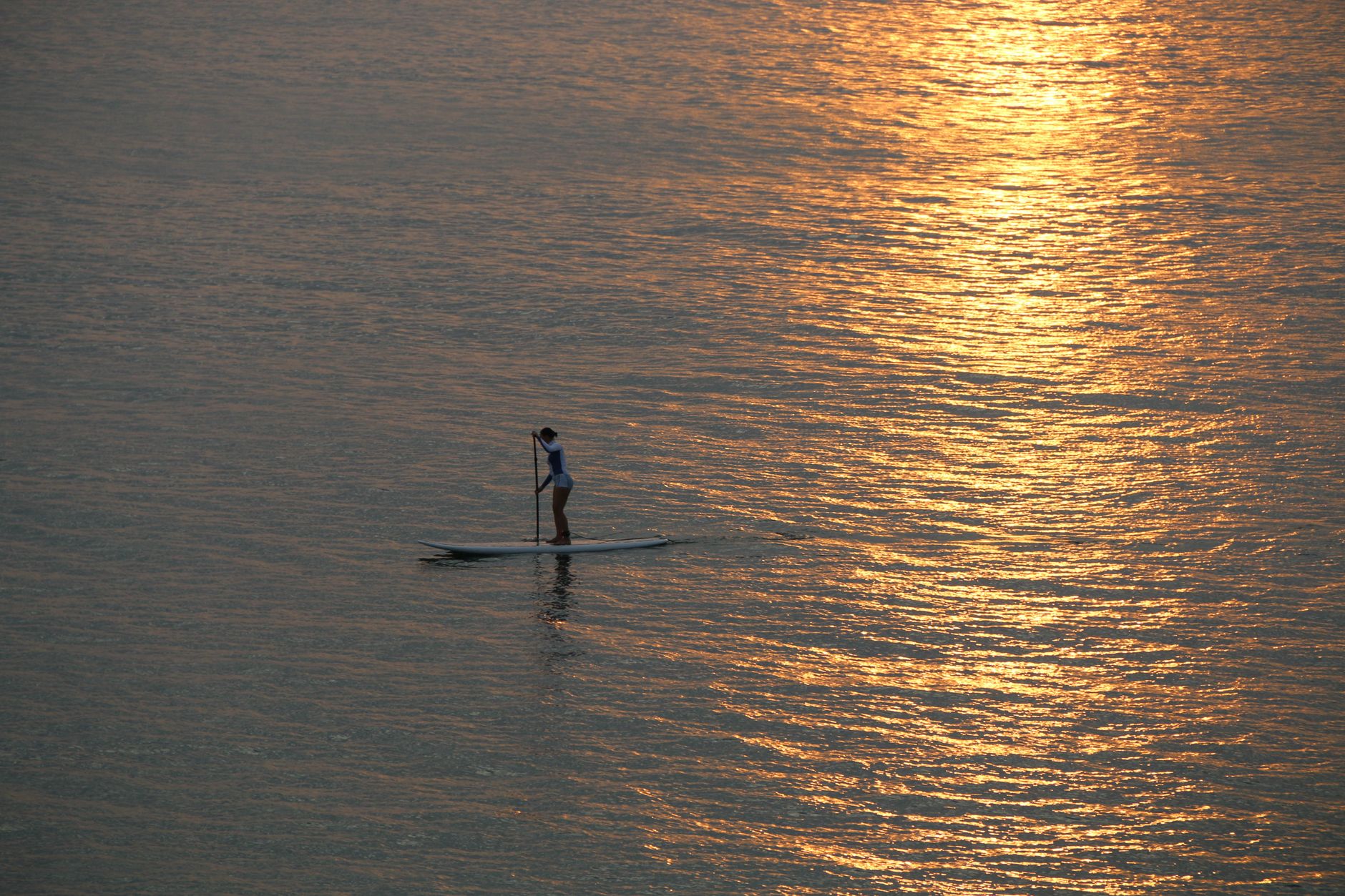 Cornwall paddleboard sunset
