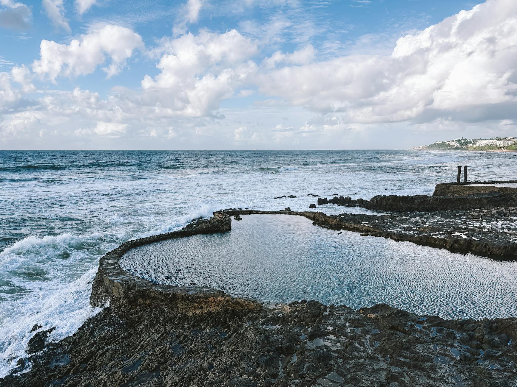 Natural tidal pool Cornwall swimming