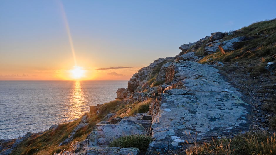 Cornwall coast attraction at sunset, Pendeen — top first-time visitor view