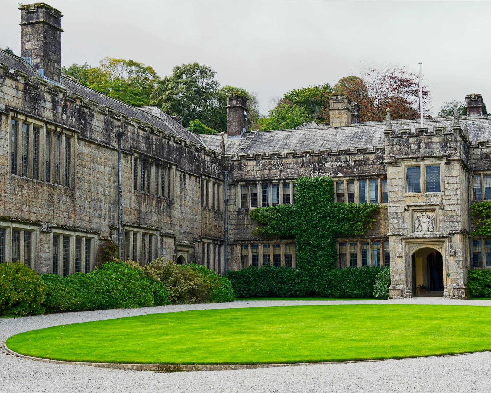 Historic National Trust country house and garden in Cornwall