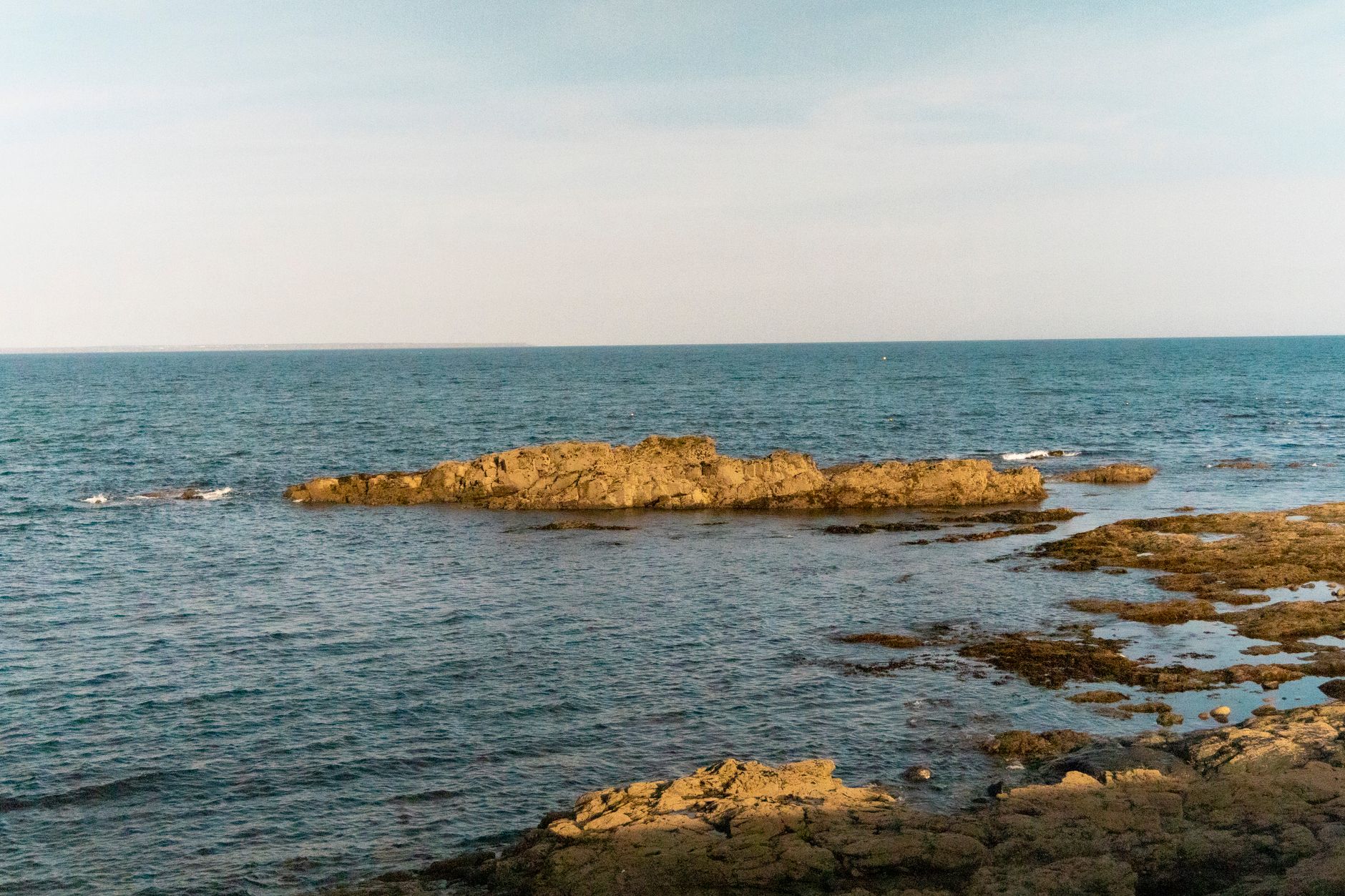 Penzance seafront and promenade looking across Mount's Bay in Cornwall