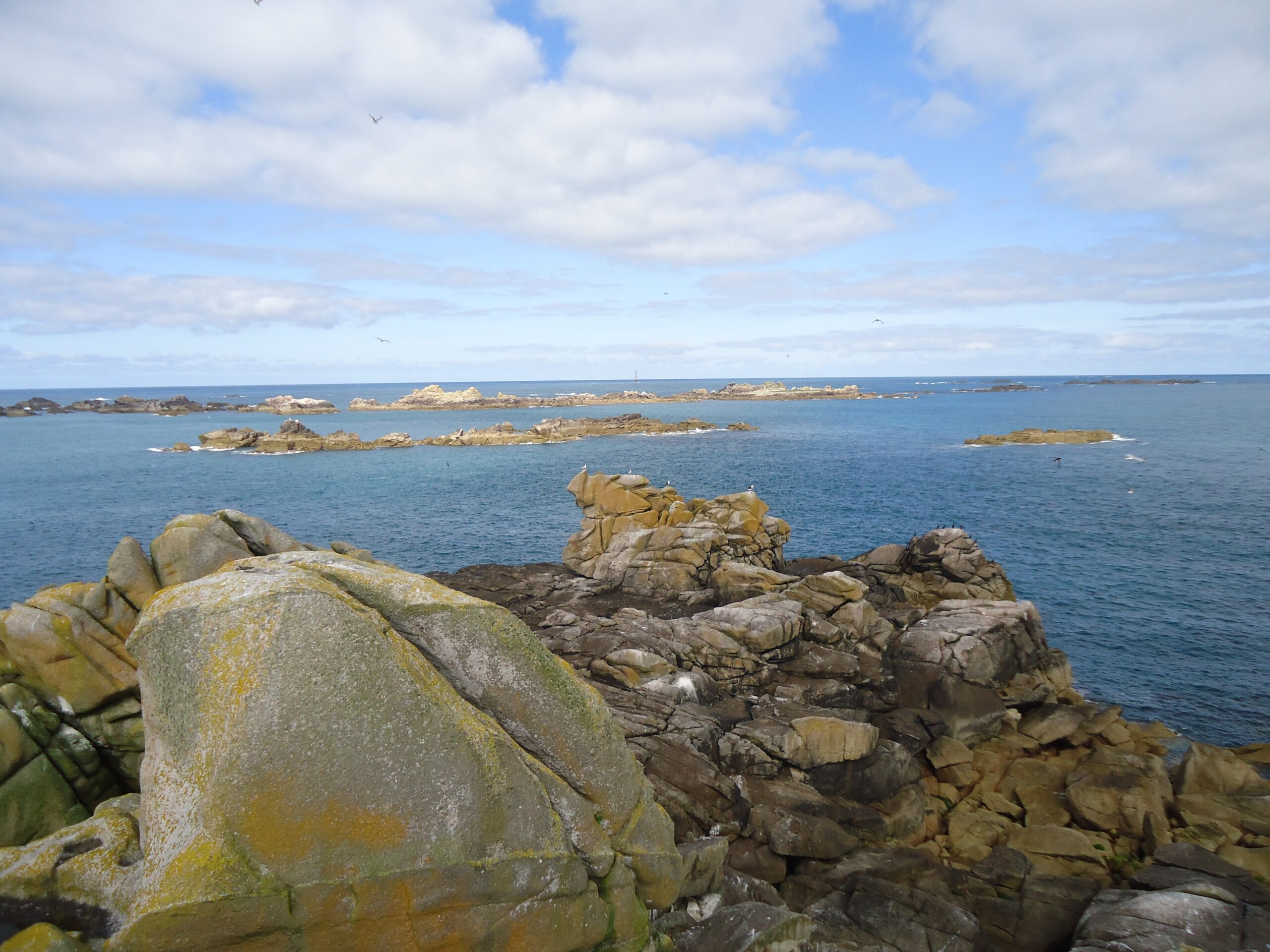 The Western Rocks seen from Gorregan, uninhabited islets in the Isles of Scilly